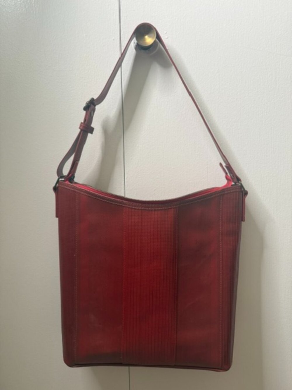 Red Elvis and Kresse Fire-hose Tooley Tote